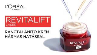 Revitalift Laser X3 Öregedésgátló krém [upl. by Beauchamp]