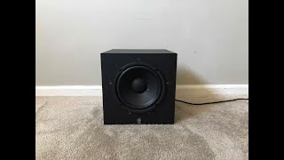 Yamaha YSTSW012 Home Theater Powered Active Subwoofer [upl. by Sesmar]