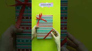 How to Wrap a Book  DIY Gift Packing Ideas shorts [upl. by Airotnahs101]