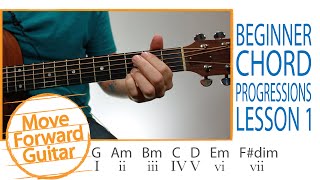 Guitar for Beginners  Chord Progressions Theory  Lesson 1 [upl. by Alit]