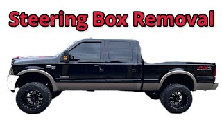 Easy Diy Guide Removing Steering Box amp Pitman Arm On 9904 Ford F150 F250 F350 Super Duty Truck [upl. by Lewanna850]