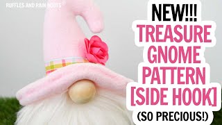 New Pattern No Sew Gnome  Treasure Gnome  Side Hook Hat Gnome  Easy Gnome Pattern  Spring DIY [upl. by Ardnahc786]