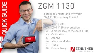 Quick Guide  ZGM 1130 Glossmeter in 8 Steps [upl. by Conger724]