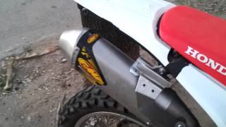 Honda CRF L 250  Escape completo FMF [upl. by Enimsaj]