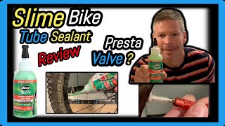 Slime Bike Tube Sealant Review and How to Use It With A Presta Valve [upl. by Ettolrahs283]