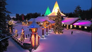 Villaggio di Babbo Natale a Rovaniemi Lapponia 🎅😍🦌🎄 Santa Claus in Finlandia Circolo Polare Artico [upl. by Lareine]