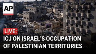 ICJ Day 4 LIVE Top UN court hearing on Israel’s occupation of Palestinian territories [upl. by Adnilg]