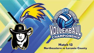 Region IX Volleyball LCCC vs Northeastern  November 9 2024 [upl. by Spratt]