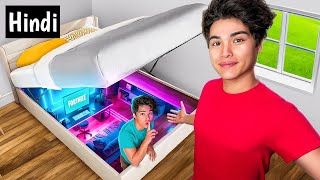 I Built a SECRET Room Youd Never Find  Stokes Twins Hindi  Stokes Twins Video In Hindi [upl. by Sheri294]