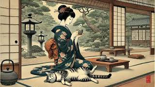 Shamisen【Jazz Slow Motion Remix】【Japanese Ambient Music】Background Music for Studying [upl. by Renner218]