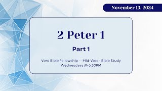 2 Peter 1 Part 1 [upl. by Vaish539]