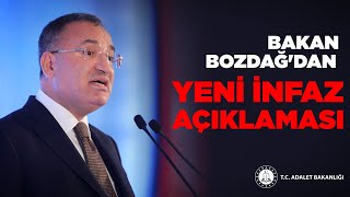 ADALET BAKANI BEKİR BOZDAĞDAN YENİ İNFAZ AÇIKLAMASI [upl. by Sesom]