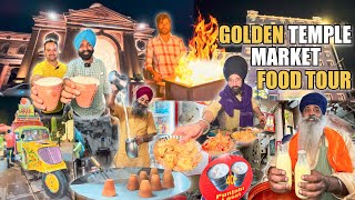 Golden Temple Market Street Food Tour  Amritsar Night Street Food Tour  Amritsar Street Food [upl. by Eeresid]