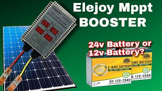 How to use Elejoy Mppt solar charge controller SOLAR SETUP TEARDOWN [upl. by Enixam]