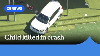 Child killed four injured in horrific car crash at a Melbourne school  ABC News [upl. by Regen]