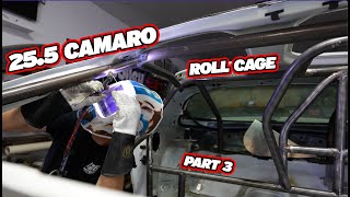 255 CamaroFBody Roll Cage Build Part 3 [upl. by Nepsa]