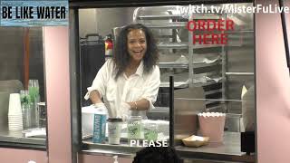 You going to check Christina Milians Beignet Box Coffee Truck [upl. by Hopfinger]