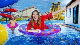 I Built a Waterpark In My House amp Surprised my Daughter Mila [upl. by Shannan]