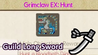 Grimclaw EX vs Guild Long Sword 1006  MHGU [upl. by Enamrahs]