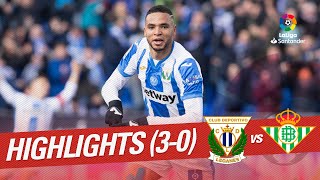 Highlights CD Leganes vs Real Betis 30 [upl. by Annawaj]