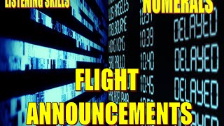 flight announcement [upl. by Ulyram]