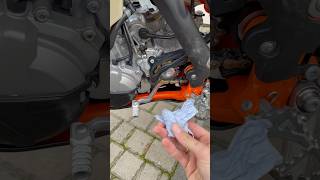 KTM oil leak😱 motorcycle [upl. by Anaytat520]