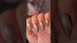 Easy Marble Nail Art Design for Beginners🏡🦋 shorts nailart naildesign youtubeshorts nails [upl. by Kreegar535]