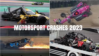 The Worst Motorsport Crashes Of 2023 [upl. by Sibelle124]