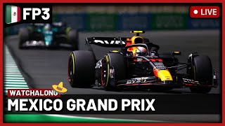 F1 Live  Mexico GP Free Practice 3 Watchalong  Live timings  Commentary [upl. by Nerak]