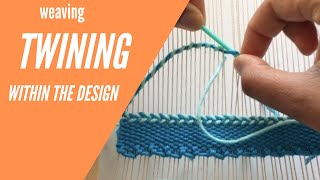 Twining  Weaving Techniques for Beginners [upl. by Analle]