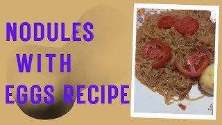 Nodules with Eggs recipe Easy Cooking for University Students [upl. by Maddie]