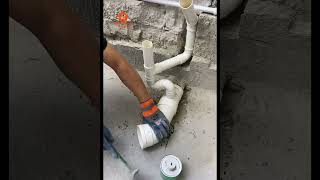 Bathroom drainage pipe renovation constructionplumbingdrainage [upl. by Iaras50]