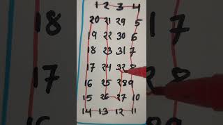 Draw a checkered with the numbers trending art shorts youtubeshorts game [upl. by Cornew]