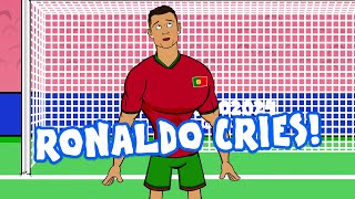 RONALDO CRIES😭 CR7 misses a penalty against Slovenia Euro 2024 Goals Highlights [upl. by Ancier]