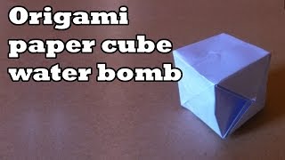 Lets Make An Origami Paper Cube [upl. by Thgirw]