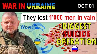 01 Oct INSANE ATTACK Russians Lose 55 TANKS amp BMPS 1000 MEN IN 20 MINUTES  War in Ukraine [upl. by Ecydnarb]