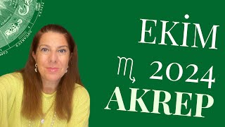 Akrep amp Yükselen Akrep Ekim 2024 Burç Yorumu 🌟♏️ Bu Ay Sizi Neler Bekliyor [upl. by Namrak805]