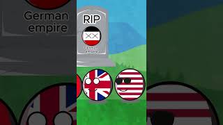 History of French and German wars 18151945 countryballs france germany us uk russia [upl. by Eihs]