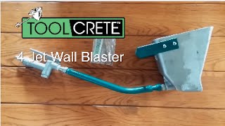 Stucco Sprayer 4 Jet Wall Blaster Feature Video [upl. by Faxan26]