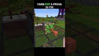 COME FARE FARM XP SU MINECRAFT 1212 minecrafttutorial [upl. by Nojad691]