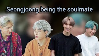 ATEEZ Hongjoong and Seonghwa Seongjoong being the soulmate [upl. by Nnylyoj]