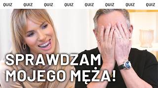 QUIZ Co mężczyźni wiedzą o kobietach Sprawdzam mojego męża  Izabela Janachowska [upl. by Atikahs]