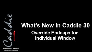 Caddie 30 Override Endcaps for Individual Window [upl. by Netsyrc501]