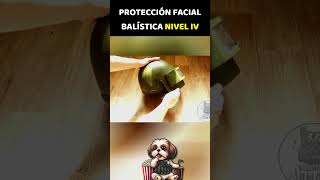 Mascaras Antibalas de NIVEL IV sabiasque tactical policia [upl. by Arahsak543]