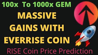 EverRise RISE Token Price Prediction  100x Altcoin [upl. by Eecyak331]