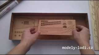 MM756 Nina Mantua Ship Model Kit Unboxing [upl. by Ashelman365]