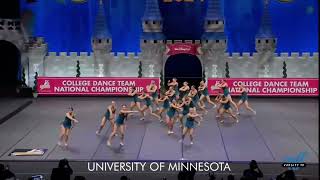 University of Minnesota Dance Team Jazz 2024 DREAM ON  Semifinals College Nationals [upl. by Gherardo]