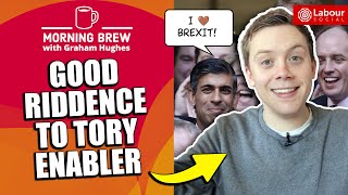 Owen Jones and The Idiot Left  Morning Brew with Graham Hughes [upl. by Enelrats]