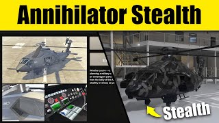 GTA Online ANNIHILATOR STEALTH Customization amp Test  The Cayo Perico Heist DLC [upl. by Nosiaj]