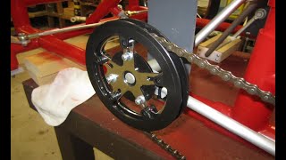 Part 13 of 29  PVC 4Wheel Cycle  Assemble Pedal and Drive Components [upl. by Aicinod]